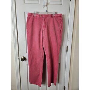 Peter Millar Pants Men 38x32 Pink Khaki Classic Washed Kevin's Pika Cotton
